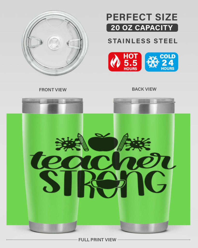 Teacher Strong Style 47#- teacher- tumbler