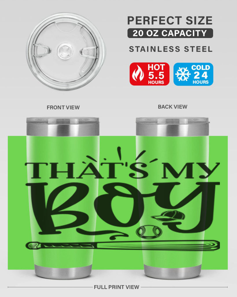 Thats My Boy 2028#- baseball- Tumbler