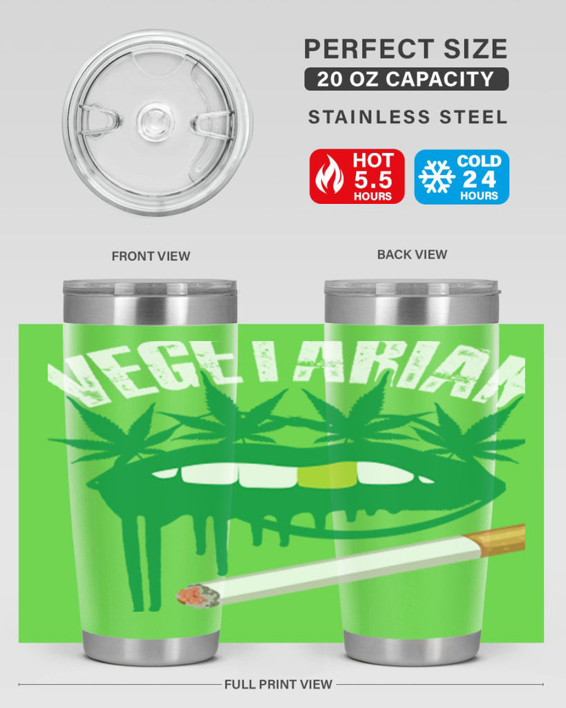 Vegetarian 270#- marijuana- Tumbler