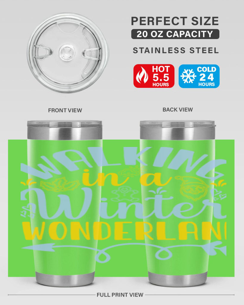 Walking in a winter wonderland440#- winter- Tumbler