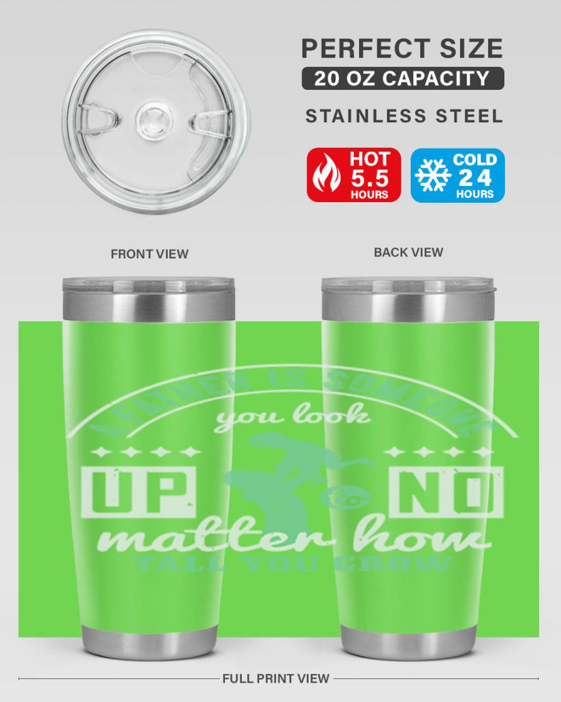 a father is someone 125#- fathers day- Tumbler