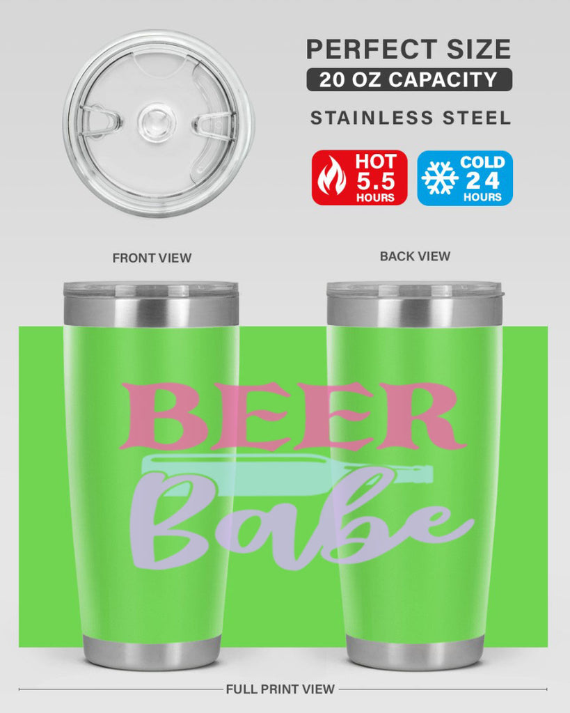 beer babe 135#- beer- Tumbler