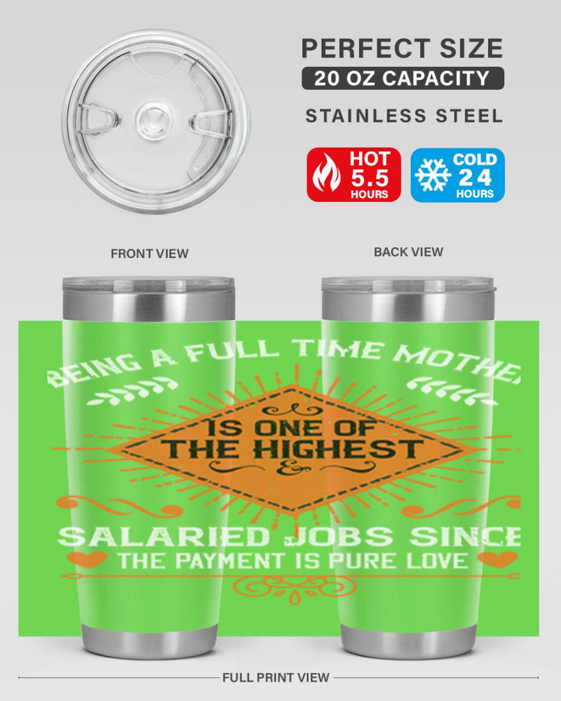 being a fulltime mother is 84#- mothers day- Tumbler