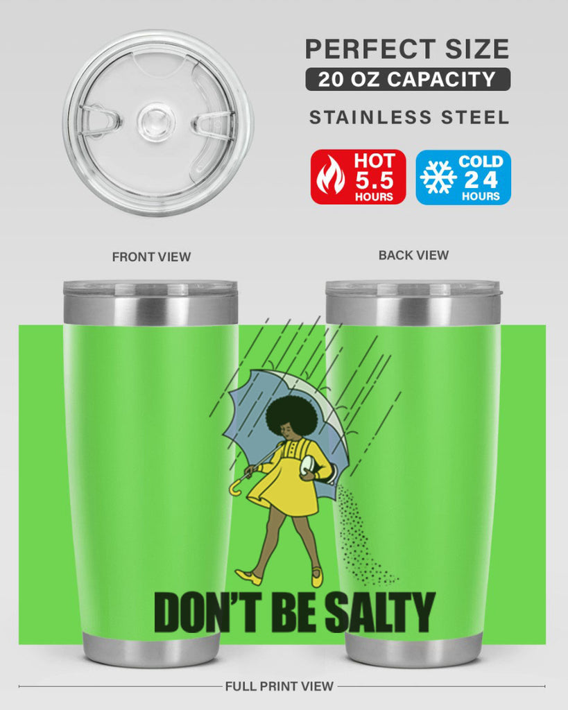 dont be salty 169#- black words phrases- Cotton Tank