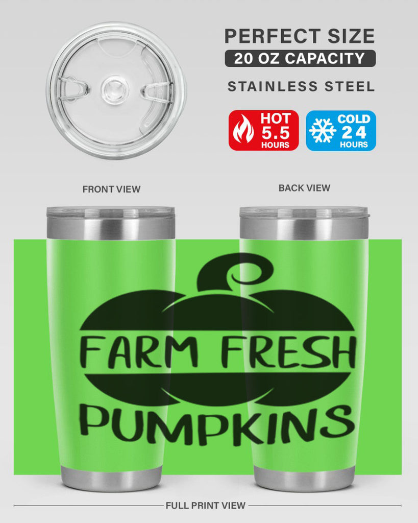 farm fresh pumpkins 174#- fall- Tumbler