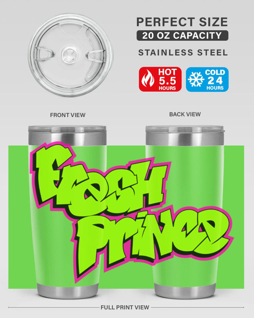 fresh prince 146#- black words phrases- Cotton Tank