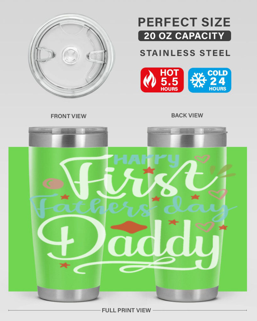 happy first fathers day daddy 89#- fathers day- Tumbler