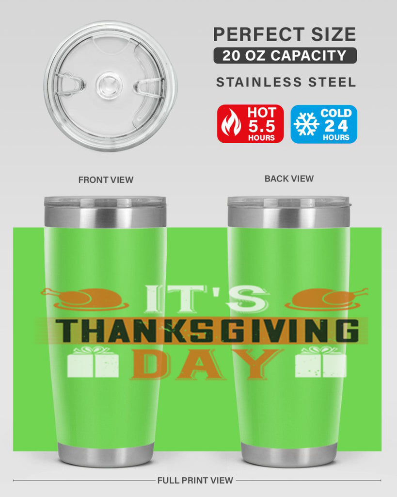 its thanksgiving day 26#- thanksgiving- Tumbler