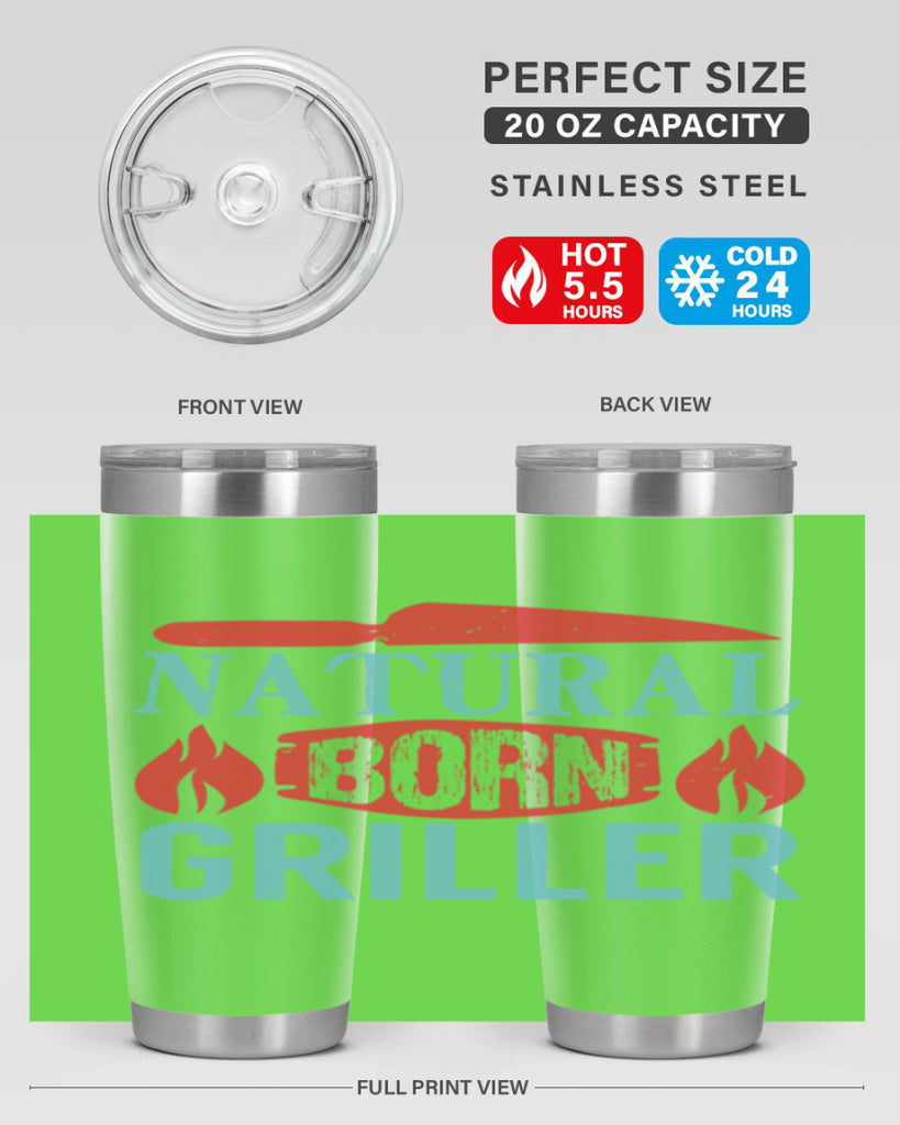 natural born griller 19#- bbq- Tumbler