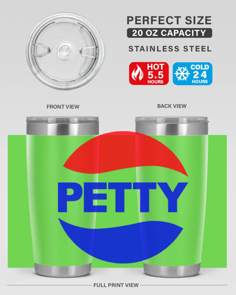 petty  pepsi 54#- black words phrases- Cotton Tank