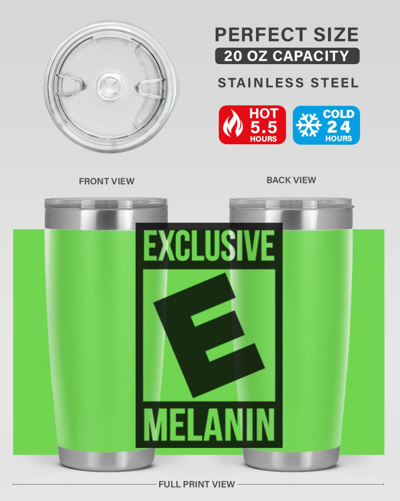 rated exclusive melanin 46#- black words phrases- Cotton Tank