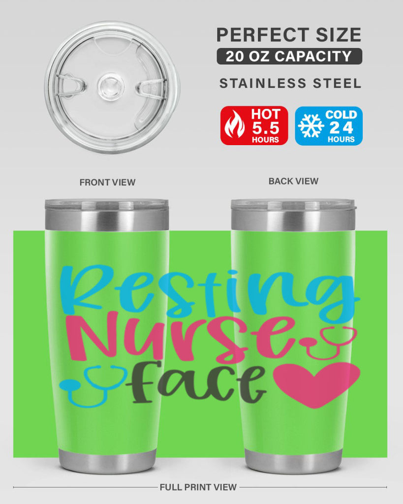 resting nurse face Style Style 56#- nurse- tumbler