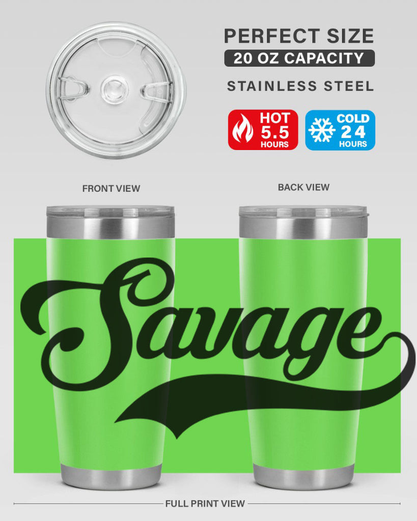 savage script 40#- black words phrases- Cotton Tank