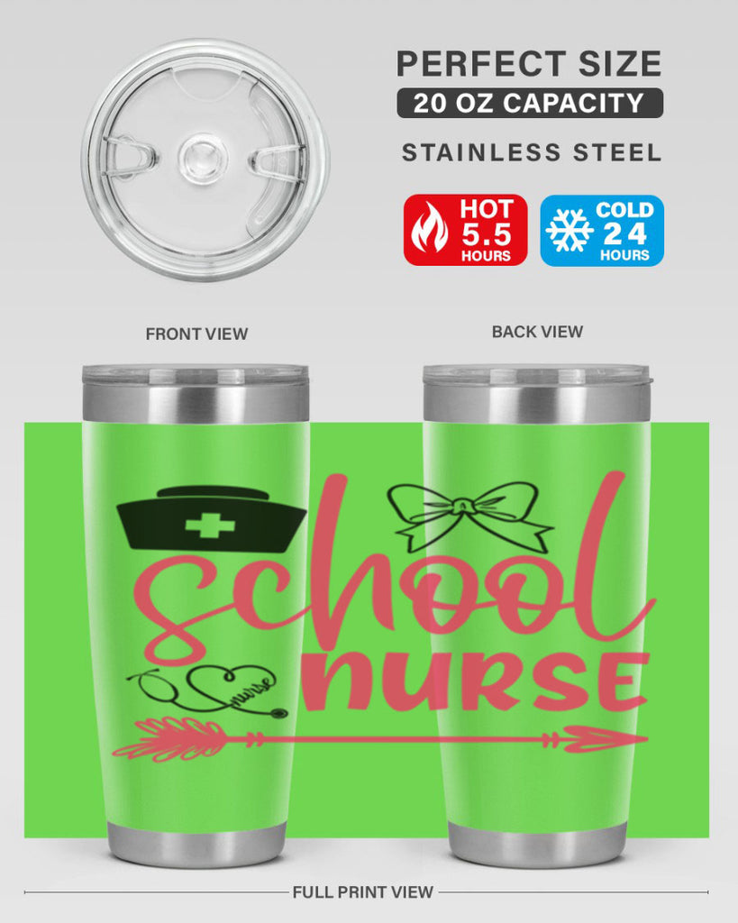 school nurse Style 354#- nurse- tumbler