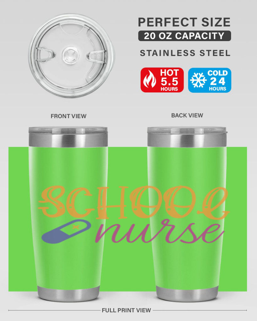 school nurse Style Style 48#- nurse- tumbler