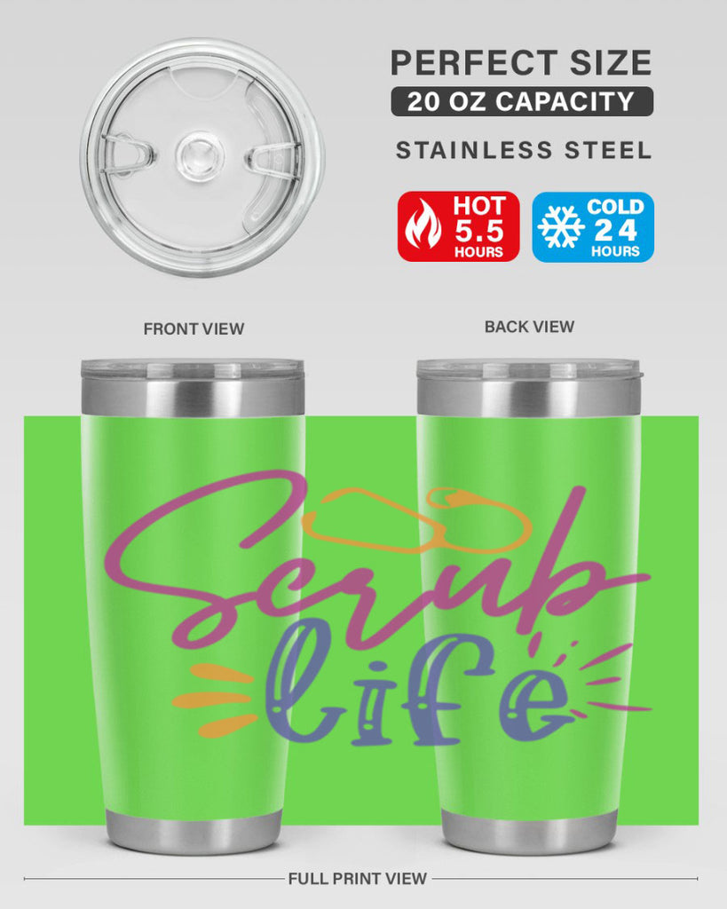 scrub life Style Style 43#- nurse- tumbler