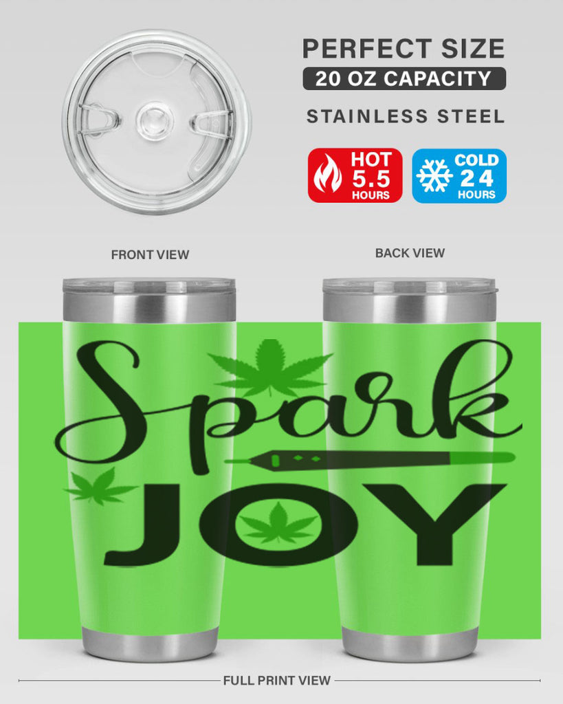 spark joy 250#- marijuana- Tumbler