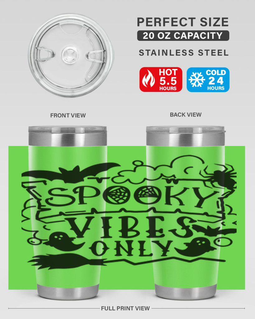 spooky vibes only 21#- halloween- Tumbler