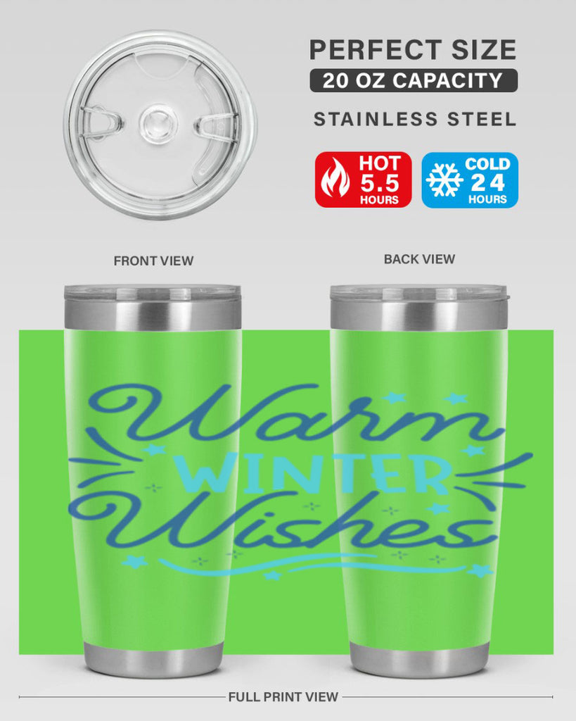 warm winter wishes 457#- winter- Tumbler