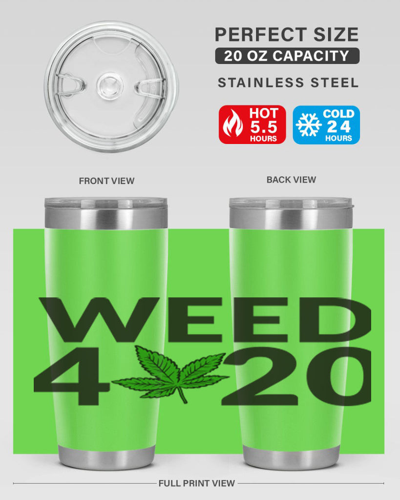 weed 420 282#- marijuana- Tumbler