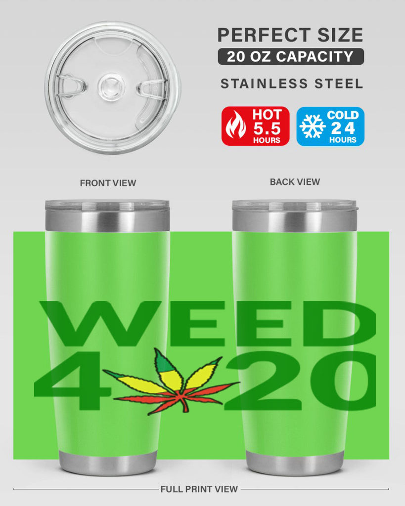 weed 420 cannabis 281#- marijuana- Tumbler