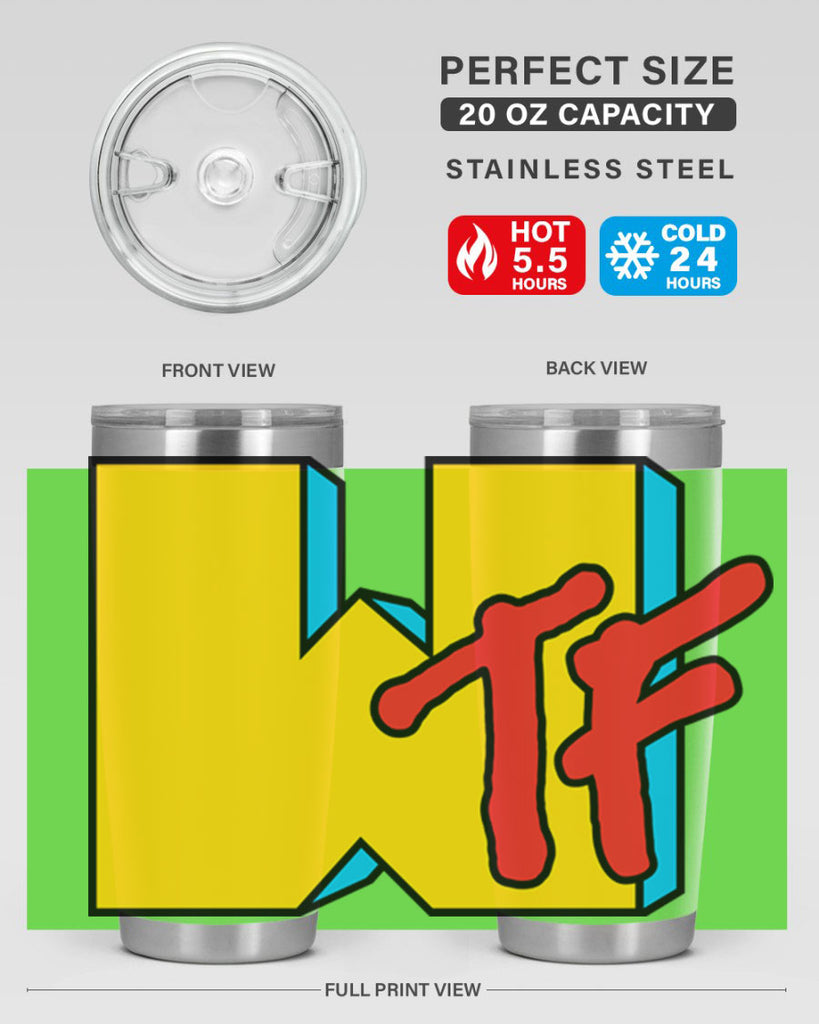 wtf 8#- black words phrases- Cotton Tank