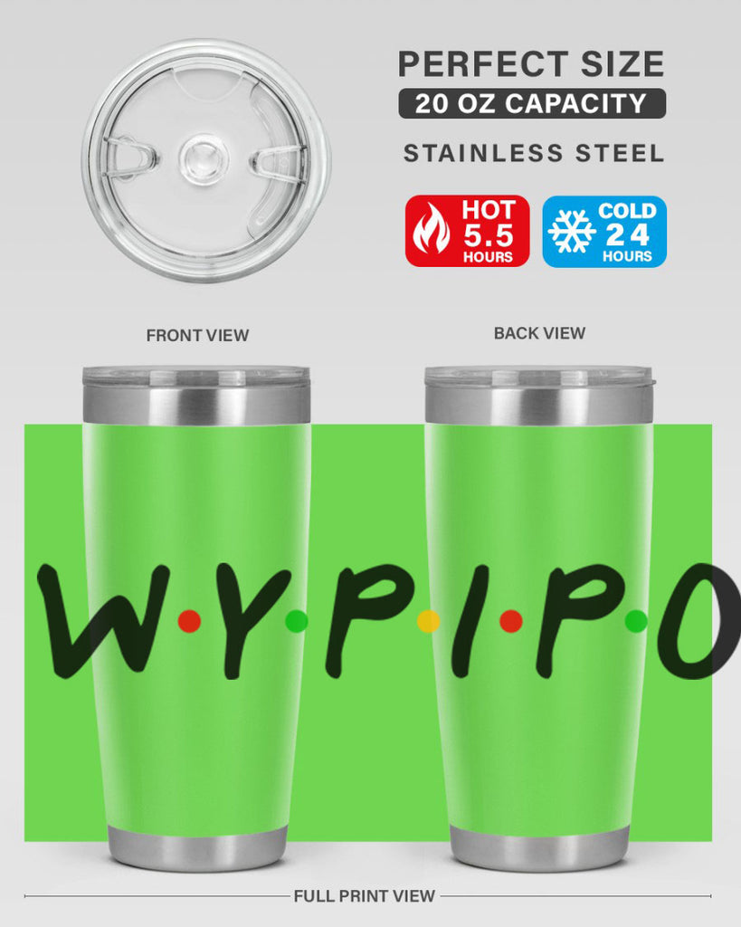 wypipo 7#- black words phrases- Cotton Tank