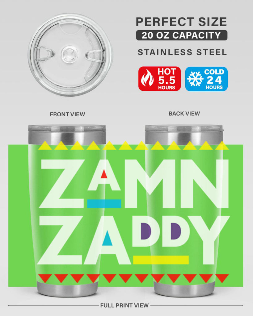 zamn zaddy 1#- black words phrases- Cotton Tank