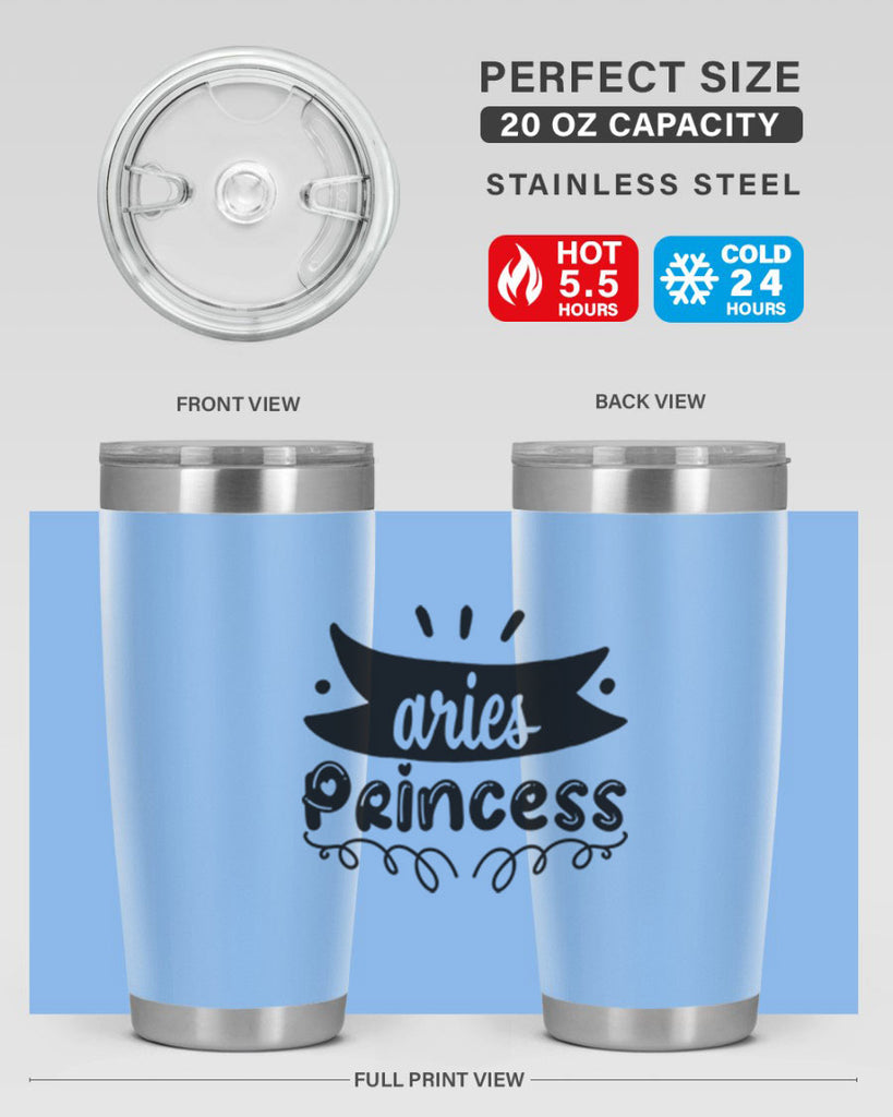Aries princess 116#- zodiac- Tumbler