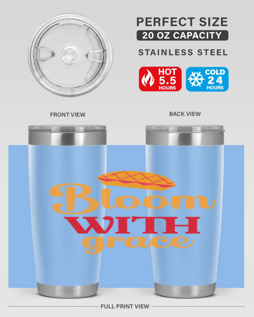 Bloom with grace 81#- spring- Tumbler