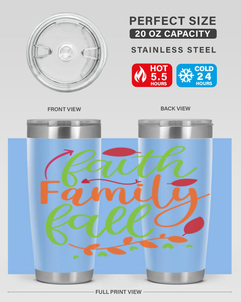 Faith Family Fall 82#- fall- Tumbler