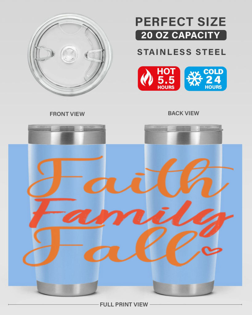 Faith Family Fall Design 81#- fall- Tumbler