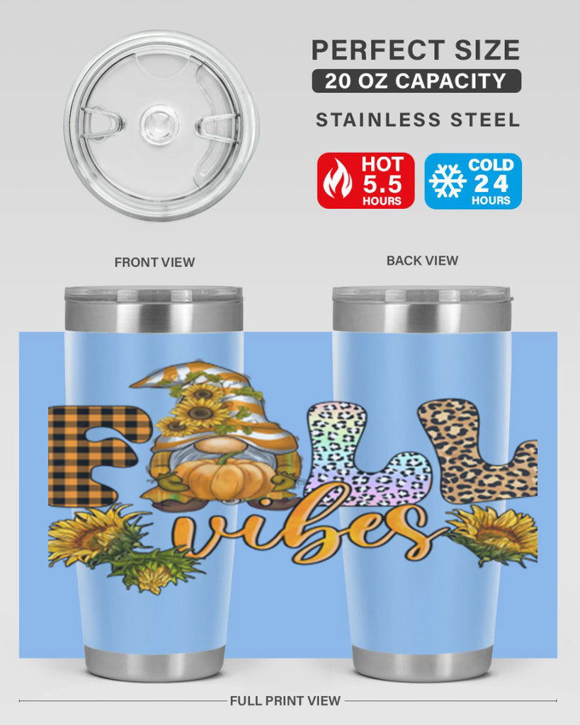 FallVibesFallGnome 164#- fall- Tumbler