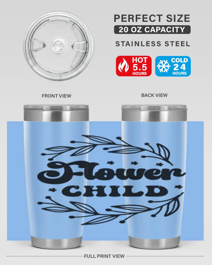 Flower child  141#- spring- Tumbler
