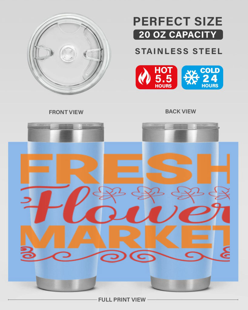 Fresh flower market 143#- spring- Tumbler