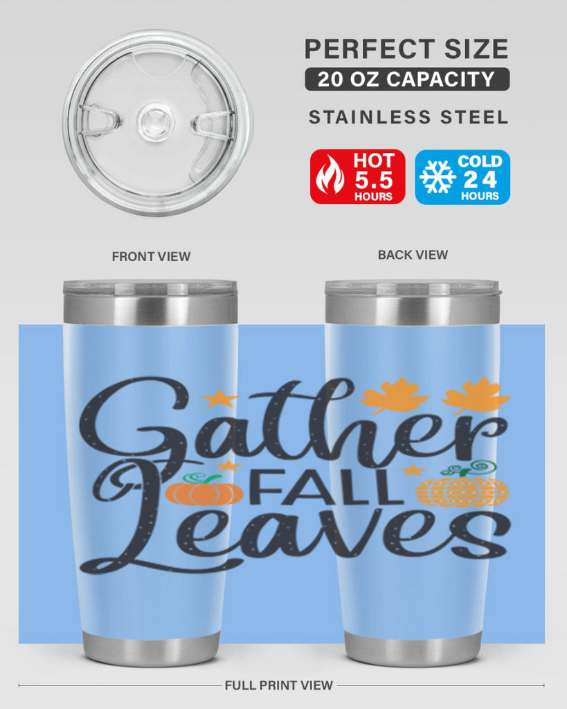 Gatherfallleaves 189#- fall- Tumbler