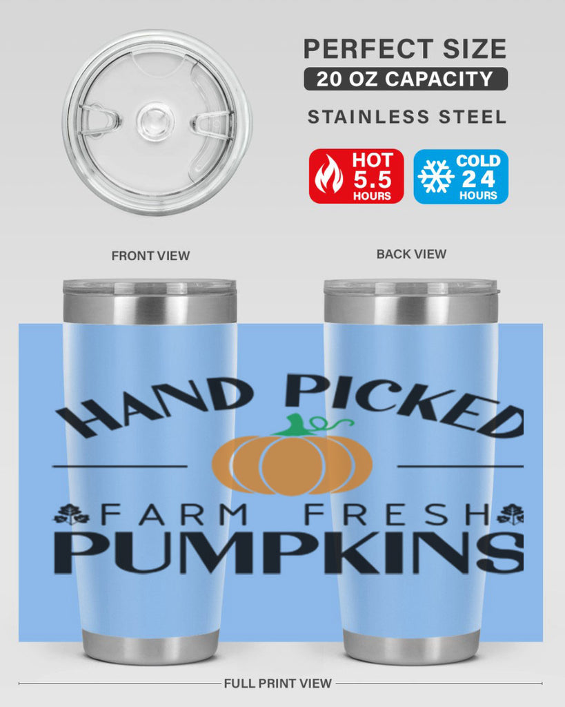 Hand Picked Farm Fresh Pumpkins 215#- fall- Tumbler