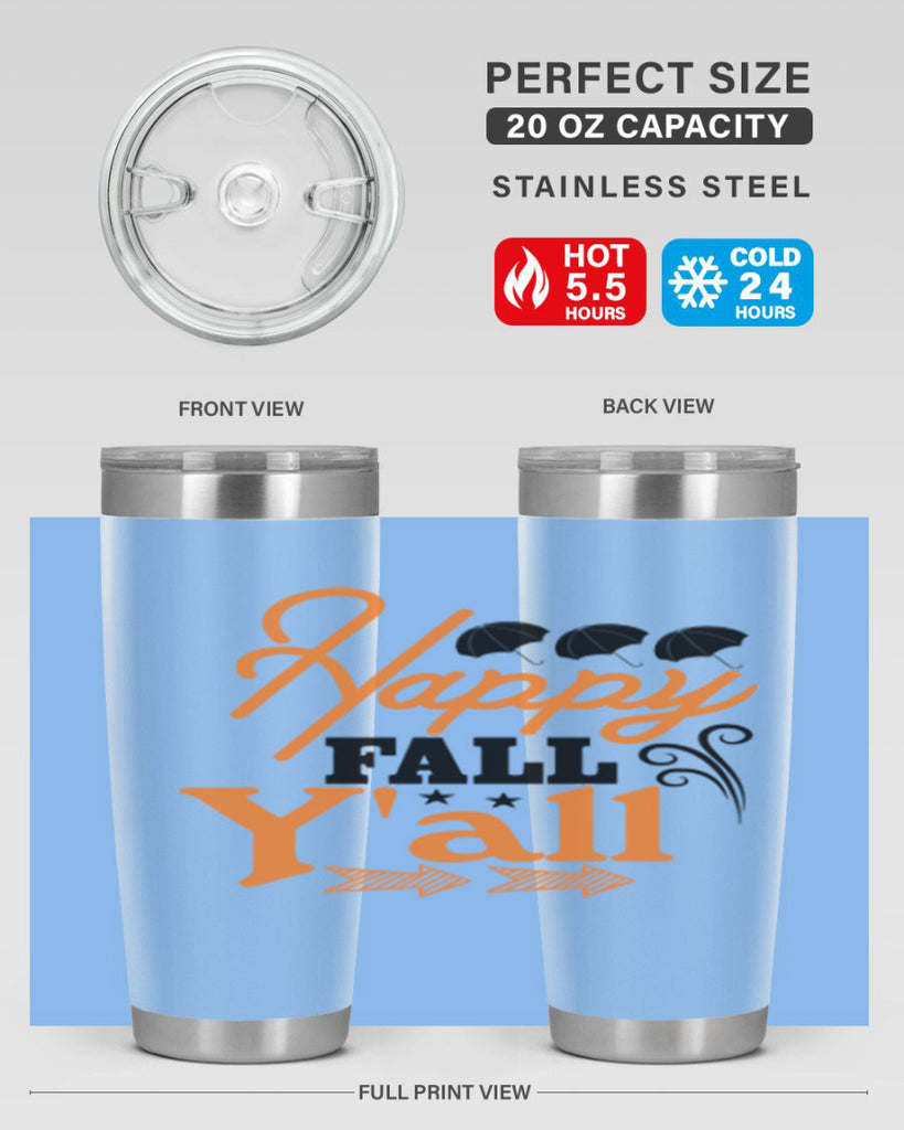 Happy Fall Yall 234#- fall- Tumbler
