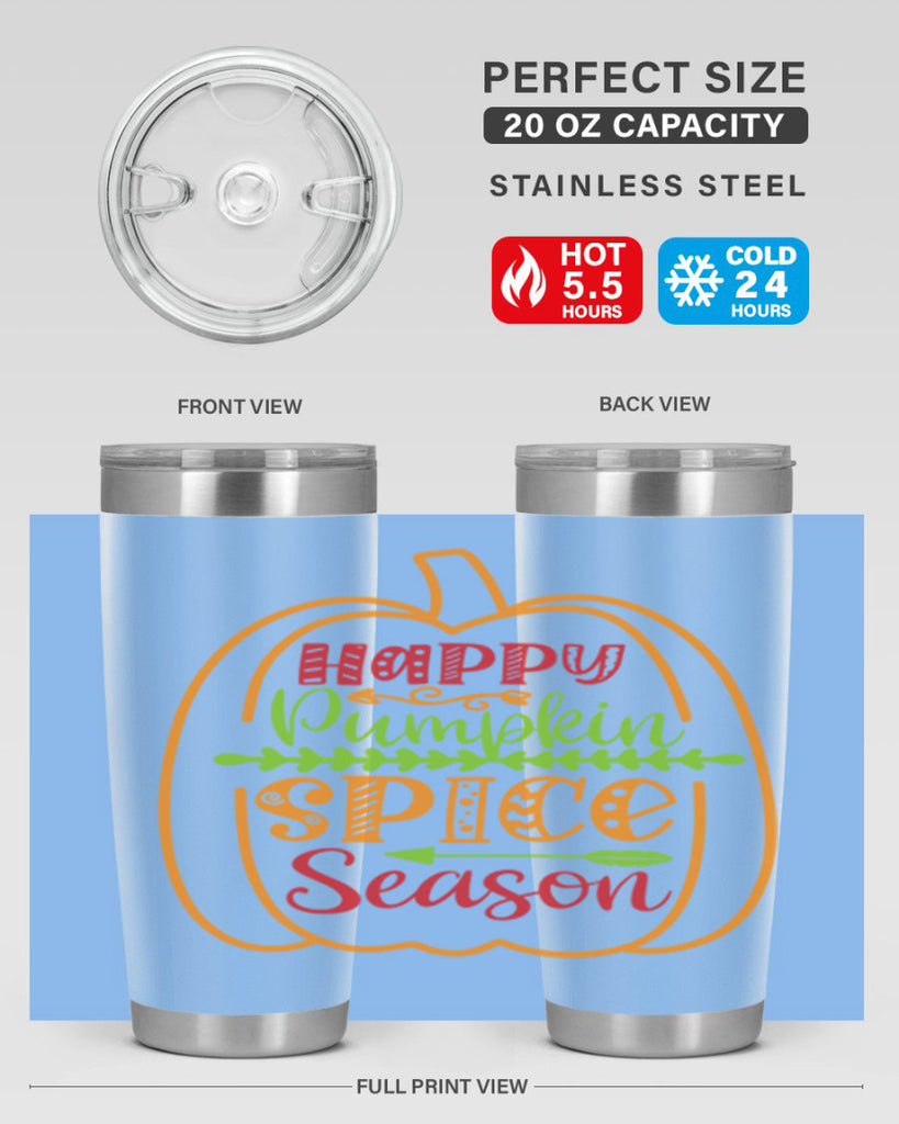 Happy Pumpkin Spice Season 243#- fall- Tumbler