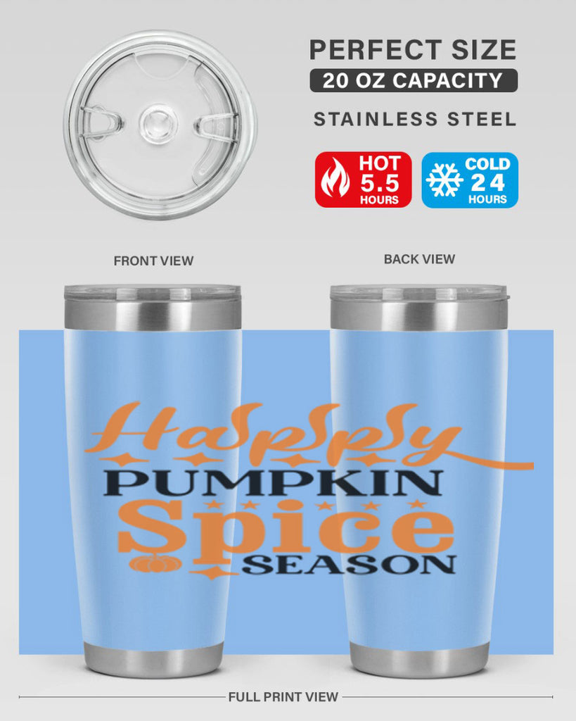 Happy Pumpkin Spice Season 245#- fall- Tumbler