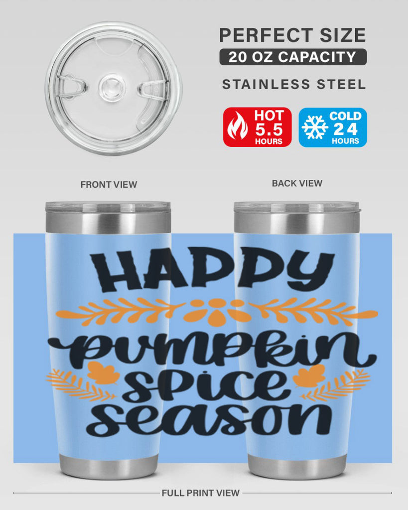 Happy Pumpkin Spice Season 492#- fall- Tumbler