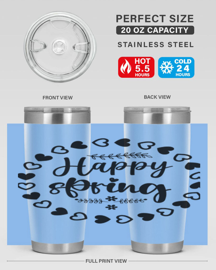 Happy Spring 174#- spring- Tumbler