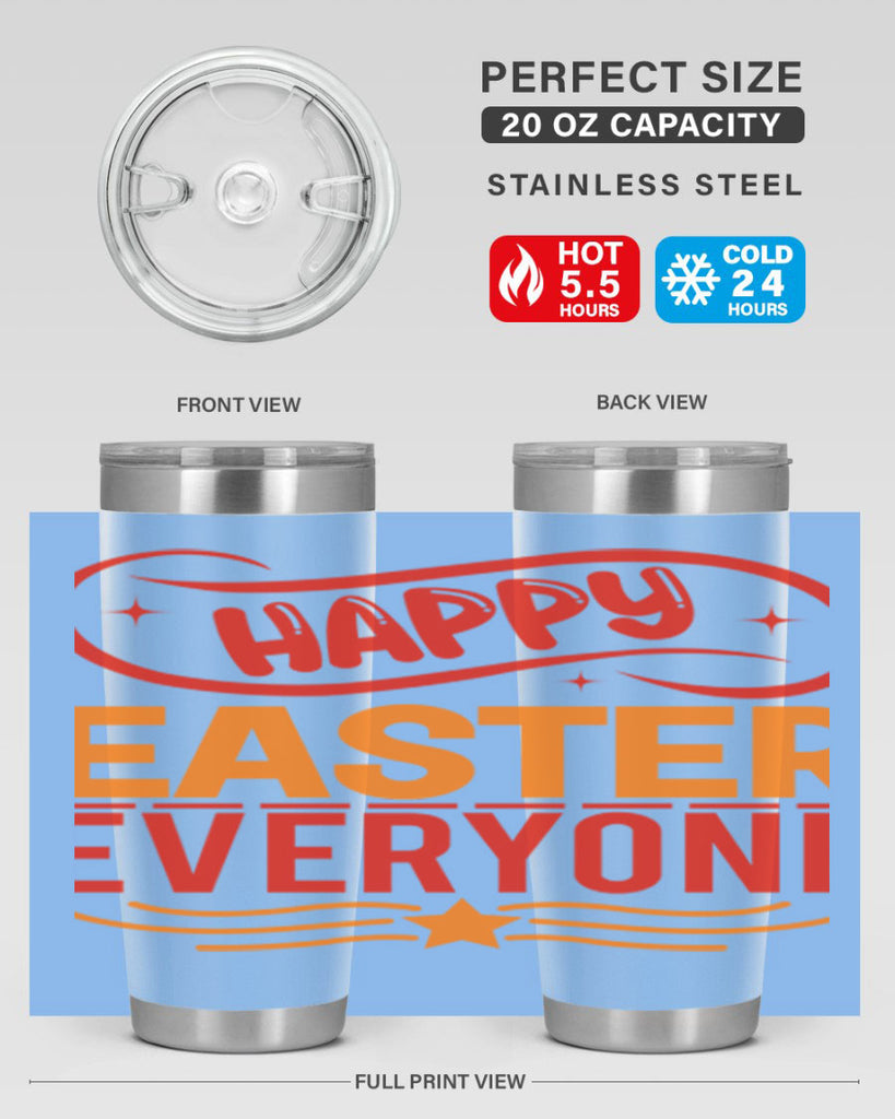 Happy easter everyone 155#- spring- Tumbler
