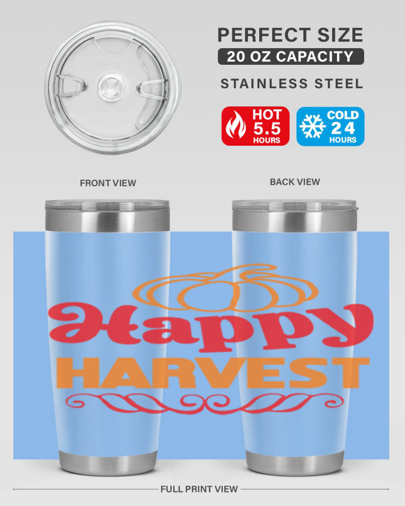 HappyHarvest 256#- fall- Tumbler