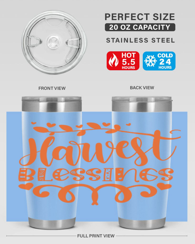 Harvest Blessings 266#- fall- Tumbler