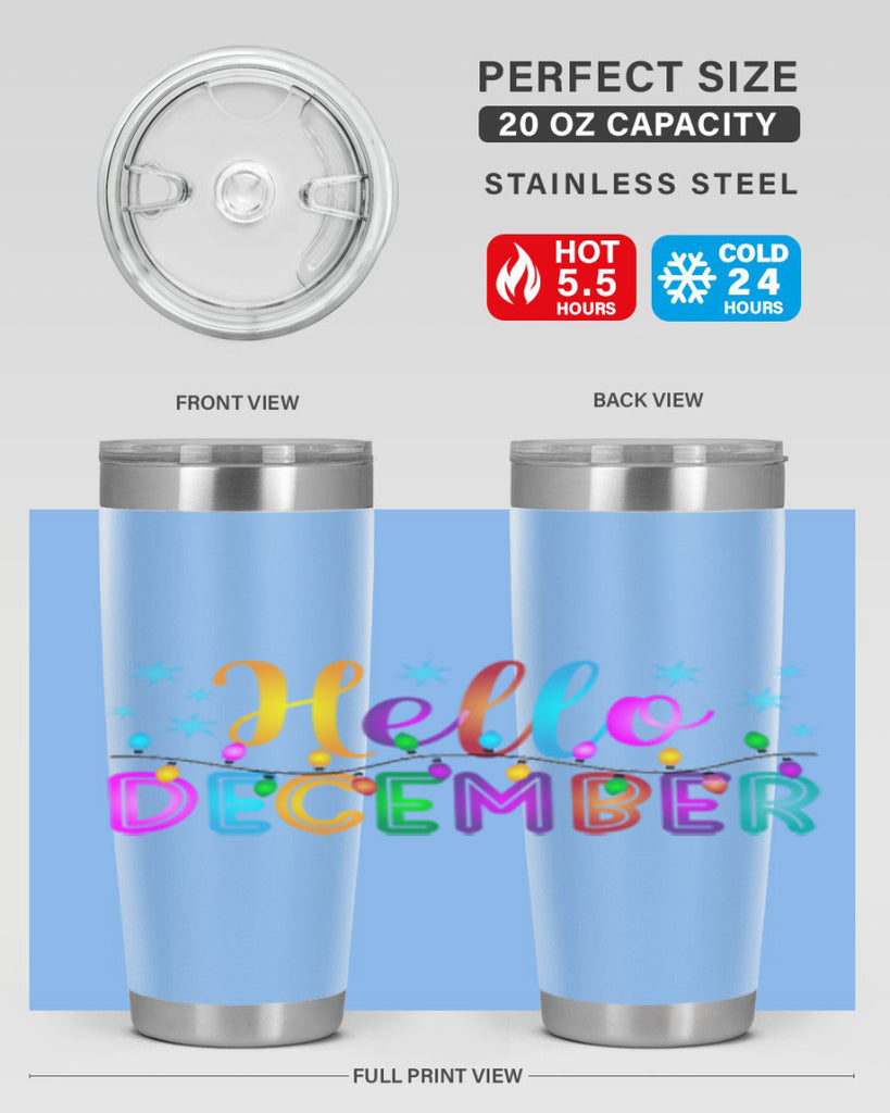 Hello December Winter 177#- winter- Tumbler