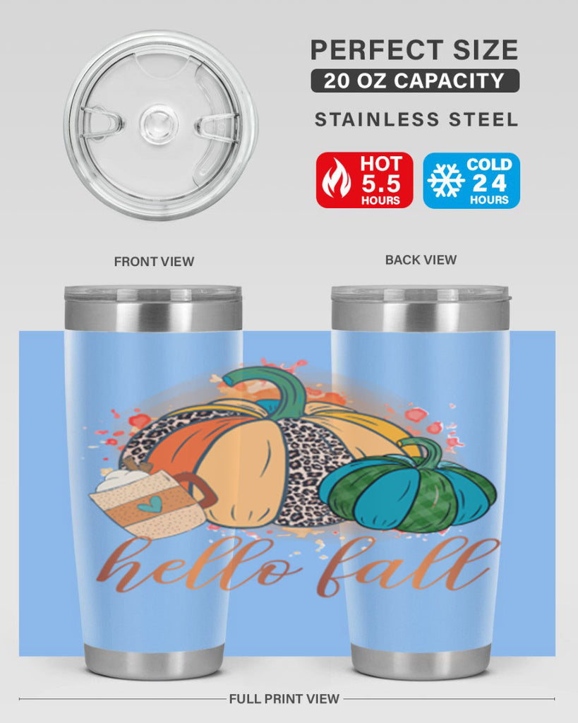 Hello Fall 282#- fall- Tumbler