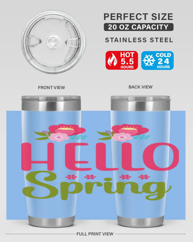 Hello Spring 186#- spring- Tumbler