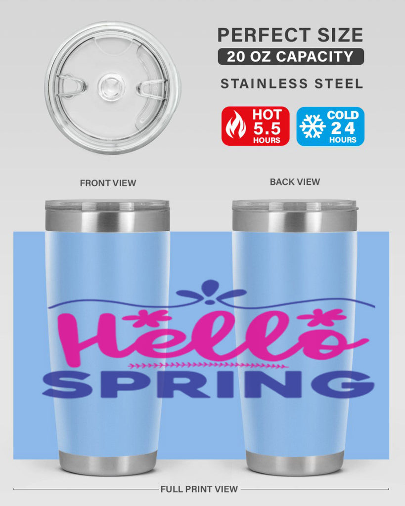 Hello Spring 212#- spring- Tumbler