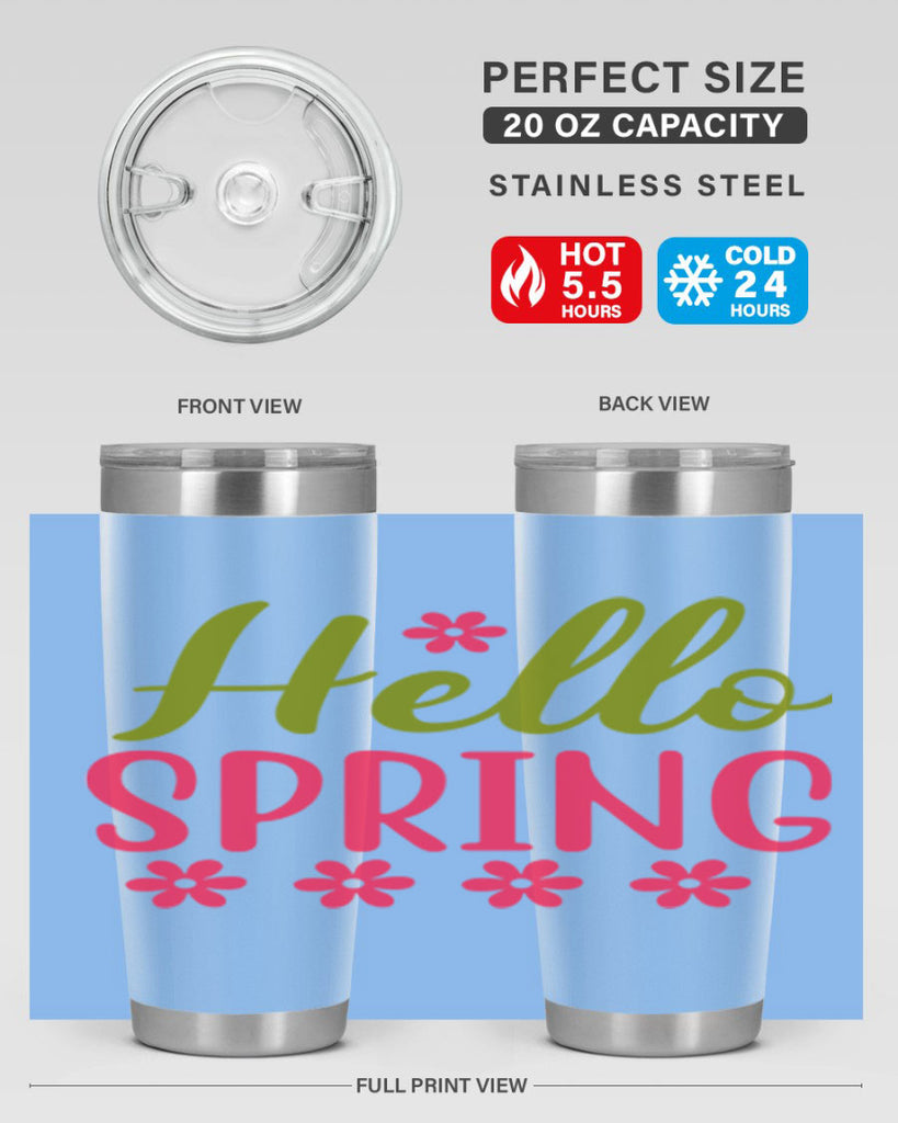 Hello Spring 213#- spring- Tumbler
